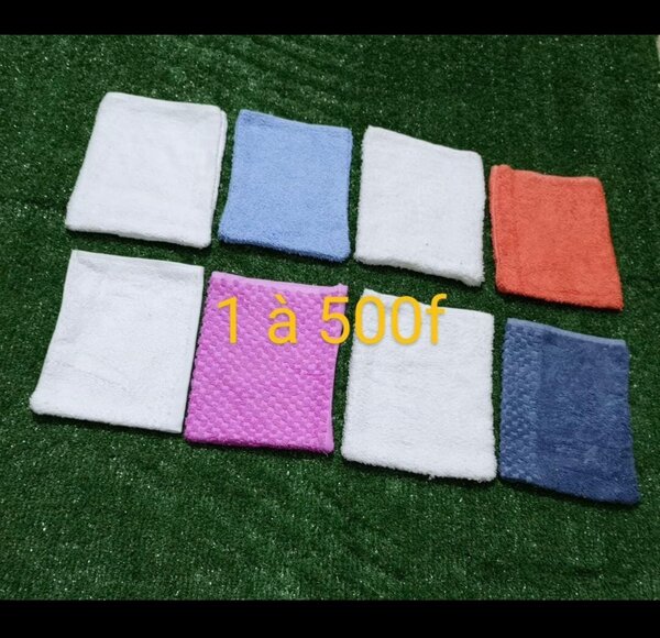 Lot de 8 serviettes microfibre
