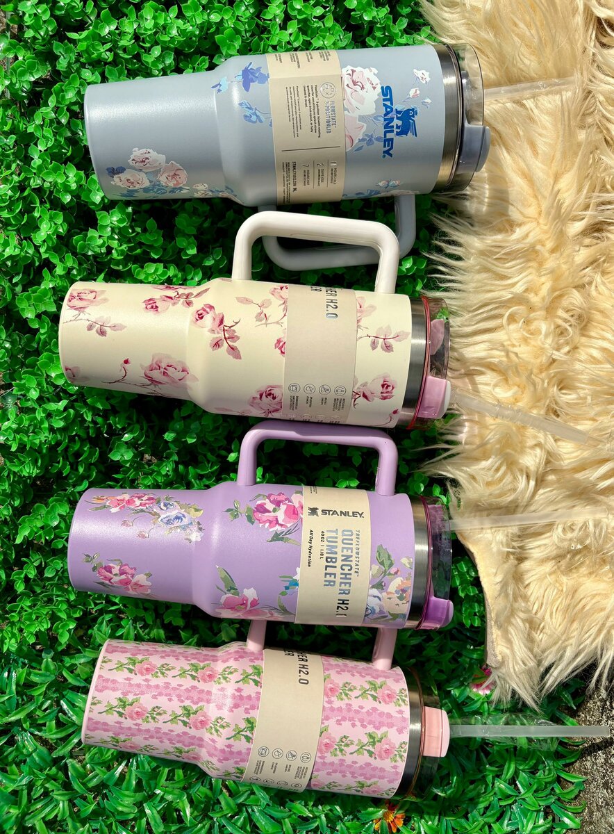 Tasse Isotherme Stanley Fleurie