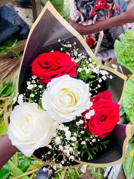 Bouquet de Roses Romantique