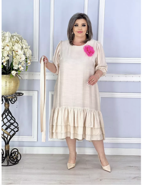 Платье нарядная больших размеров летнее