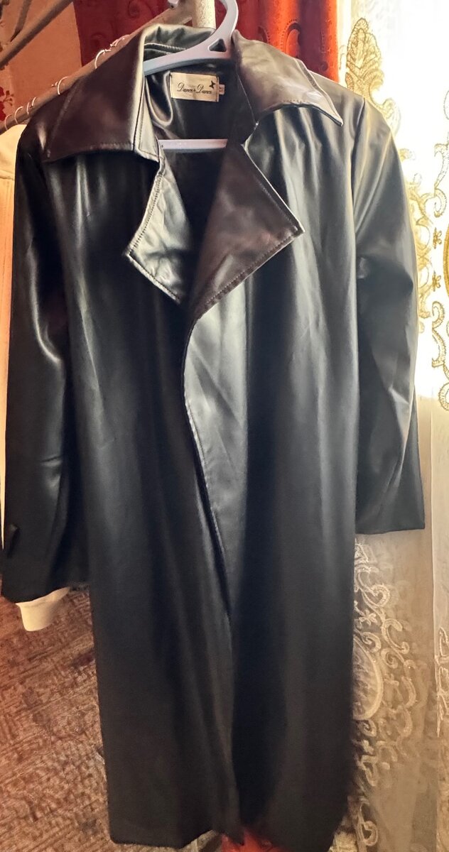 Тренч кожанный