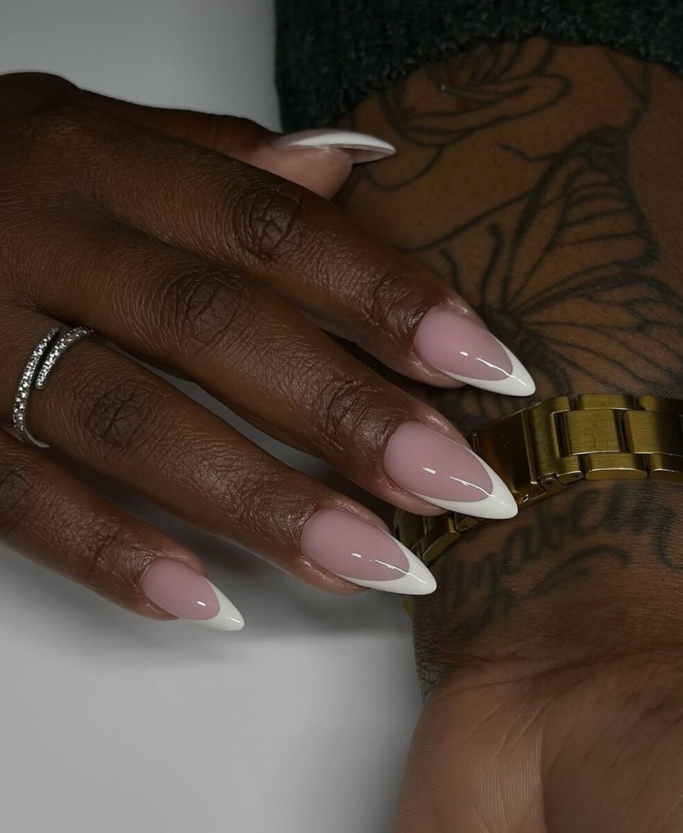 Stylish French Manicure Chic