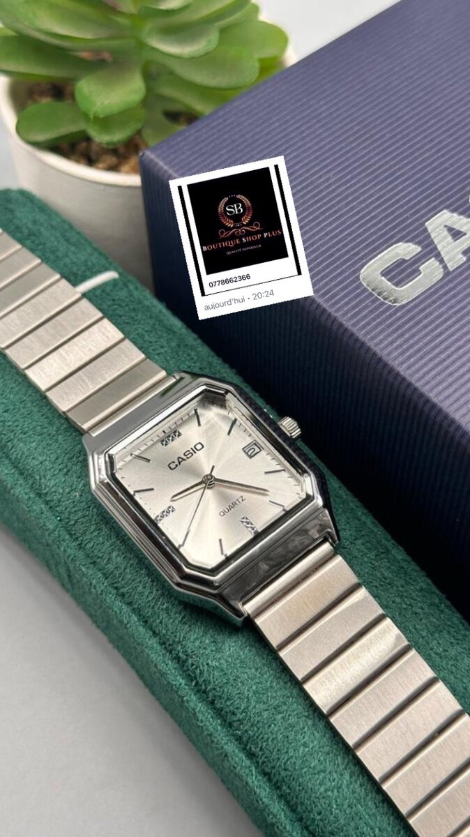 Montre Casio  authentique avec sa boîte