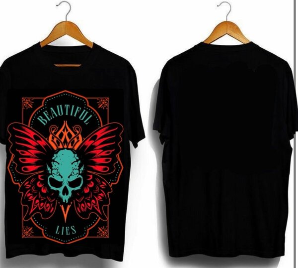 T-shirt graphique "Beautiful Lies"