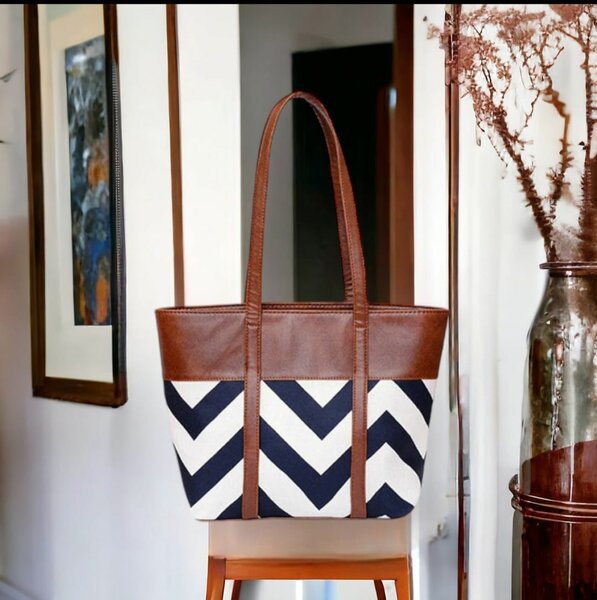 Zig Zag Tote Bag