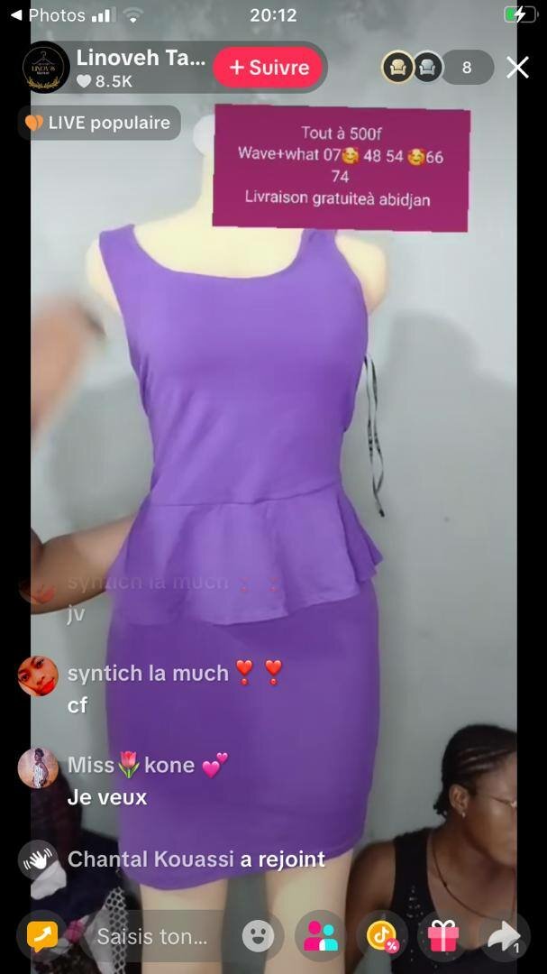 Robe élégante pour femmes