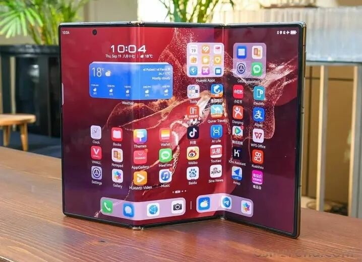 Smartphone pliant futuriste