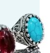 Pack Of 3 Turkish Design Rings For Men and boy