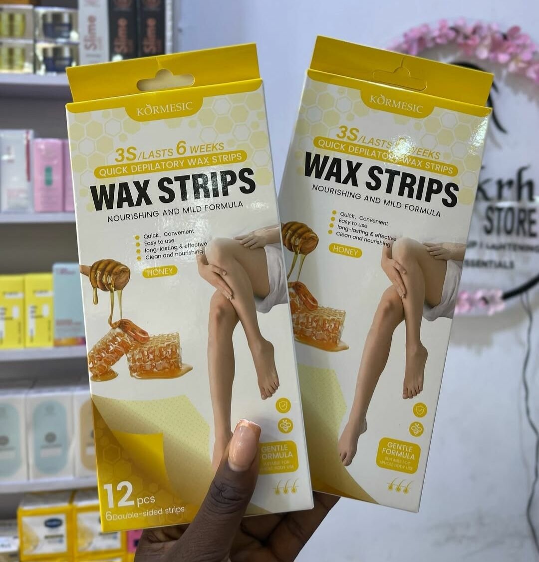 Bandes de cire dépilatoires