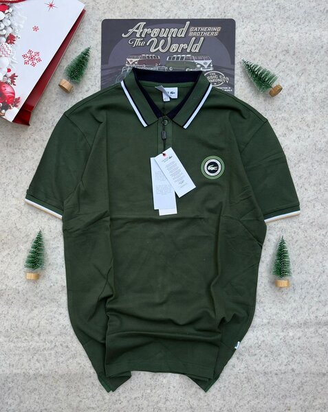 Polo Vert Classique Homme