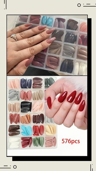 Faux ongles 576pcs