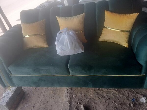 Velvet green 2 seater