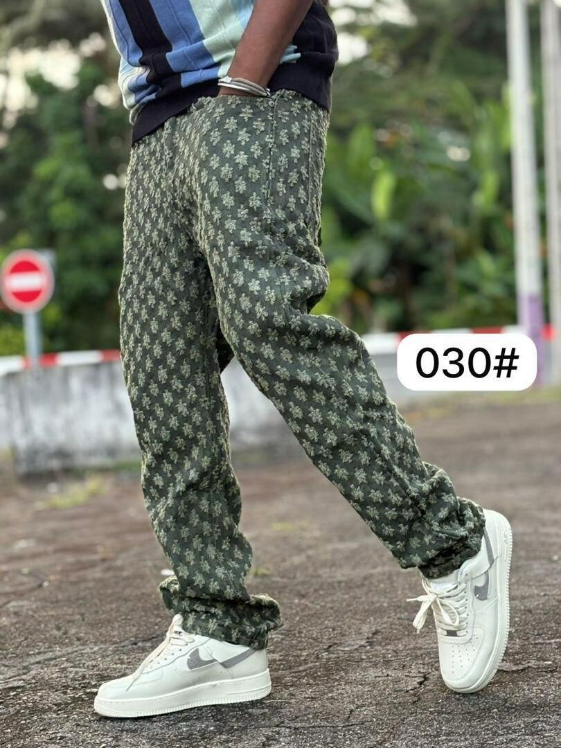 Pantalon ample homme imprimé