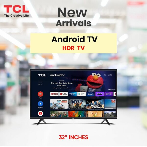 TCL TV Android 32" HDR