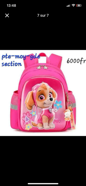 Sac à dos enfant fille