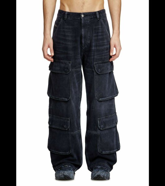 Pantalons cargo en jean femmes