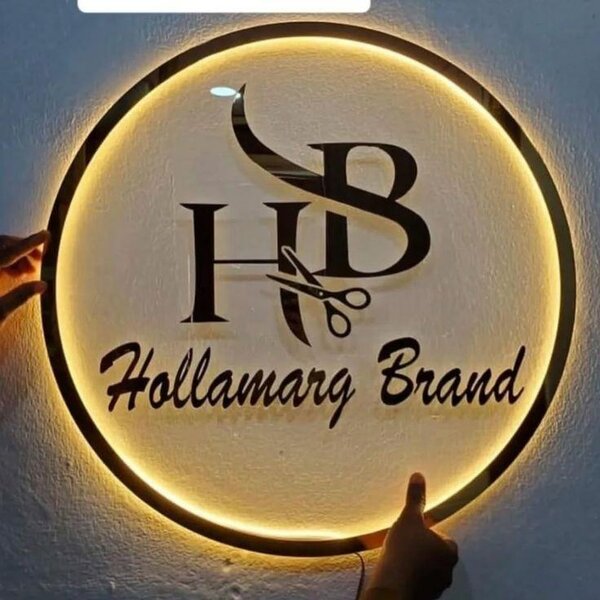 Enseigne LED décorative circulaire