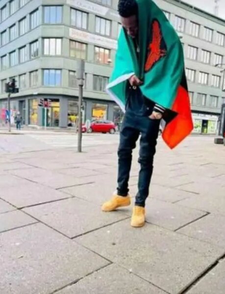 Zambian flag's big size