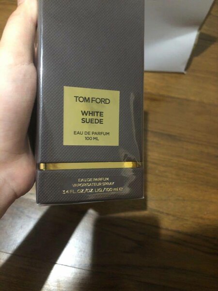 TOM FORD WHITE SUEDE