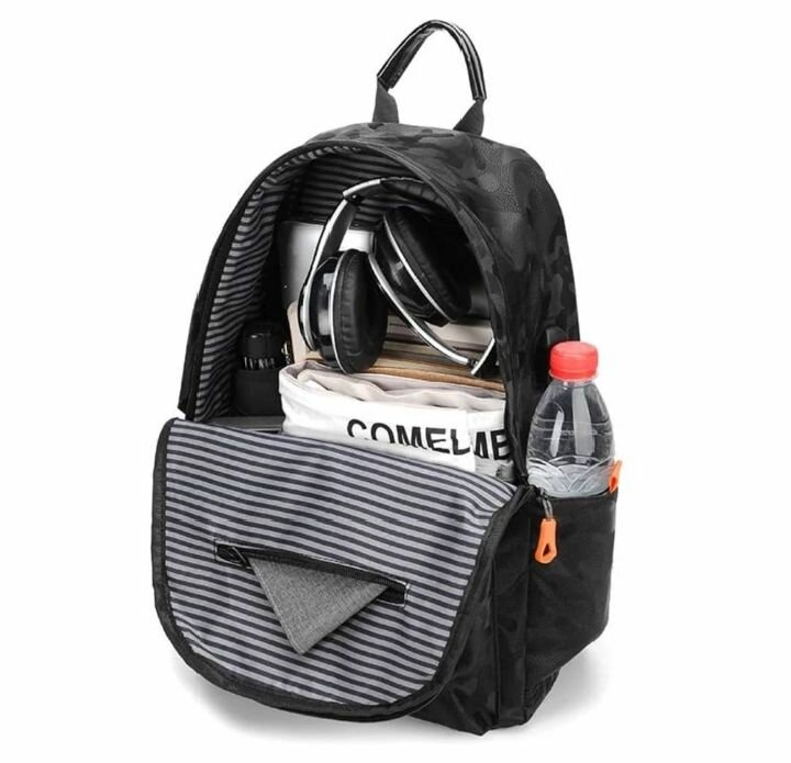 Sac à dos camouflage élégant