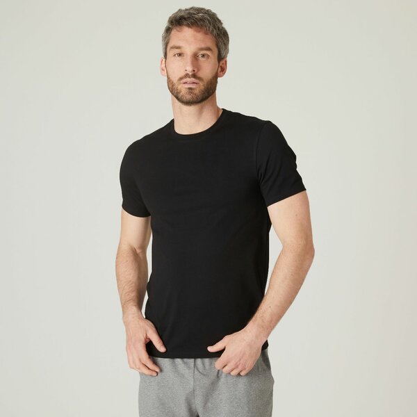 T-shirt noir basique homme