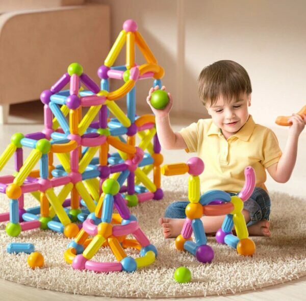 Jeu de construction magnétique