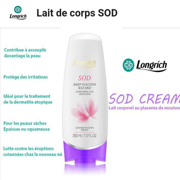 Soin corporel placenta mouton