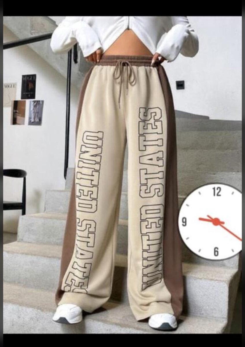 Pantalons jogging tendance