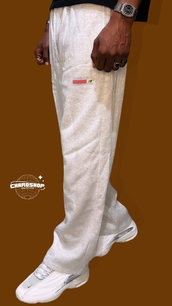 Pantalon de jogging gris unisexe