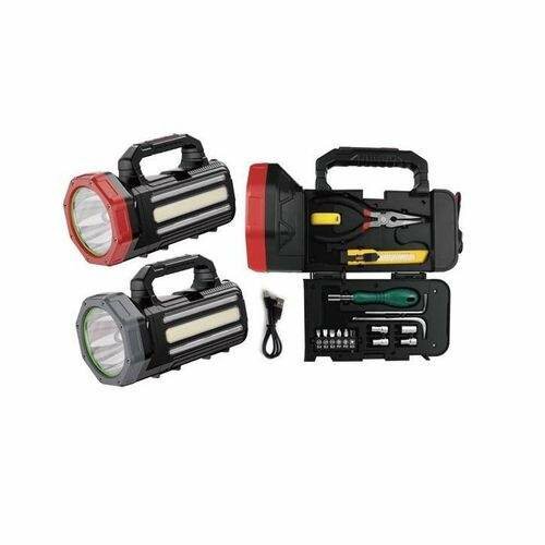 Lampe torche multifonctionnelle à chargement solaire GAFINI