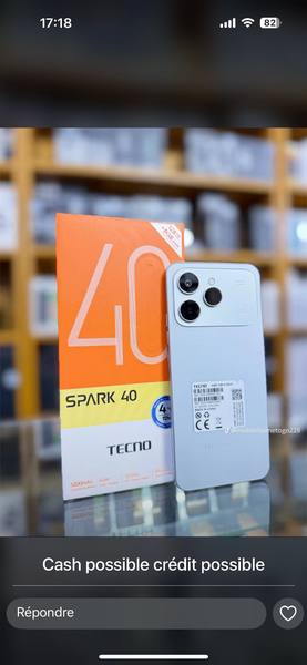 Smartphone TECNO spark 40