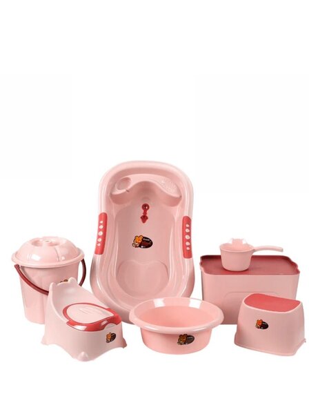 Baby Bathing Set Pink