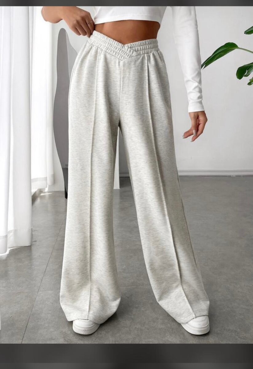 Pantalon ample femme élégant