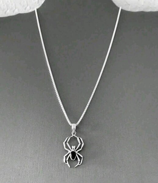 Collier Araignée Argent