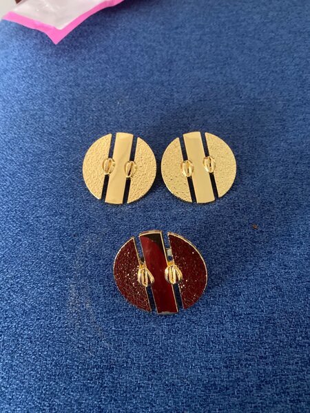 Boucle doreille et bague