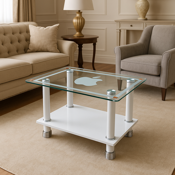 Table Basse en Verre Moderne