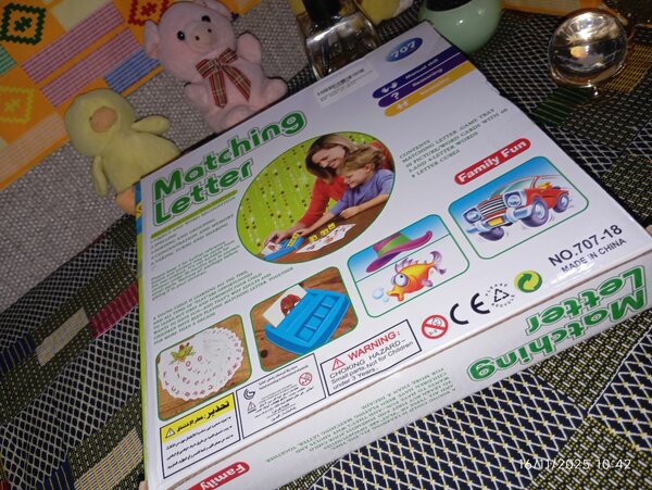 Jeu éducatif Lettres Assorties