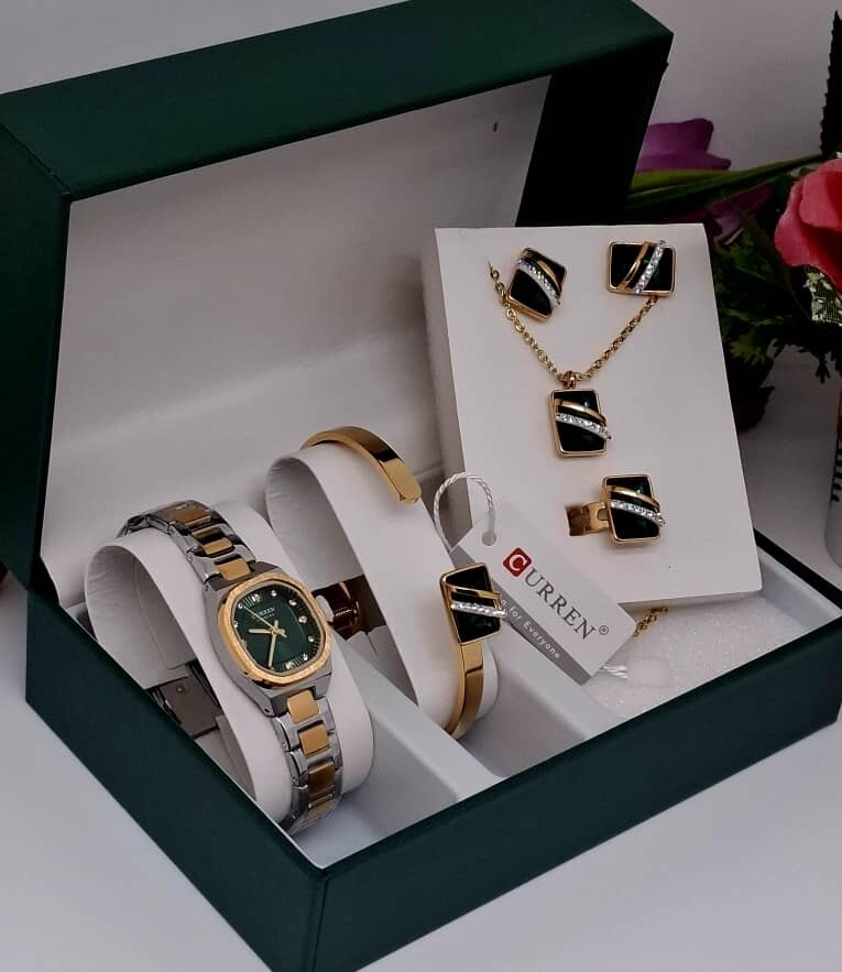 Ensemble Montre et Bijoux Qurren