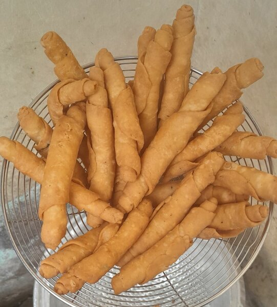 Biscuits roulés croustillants