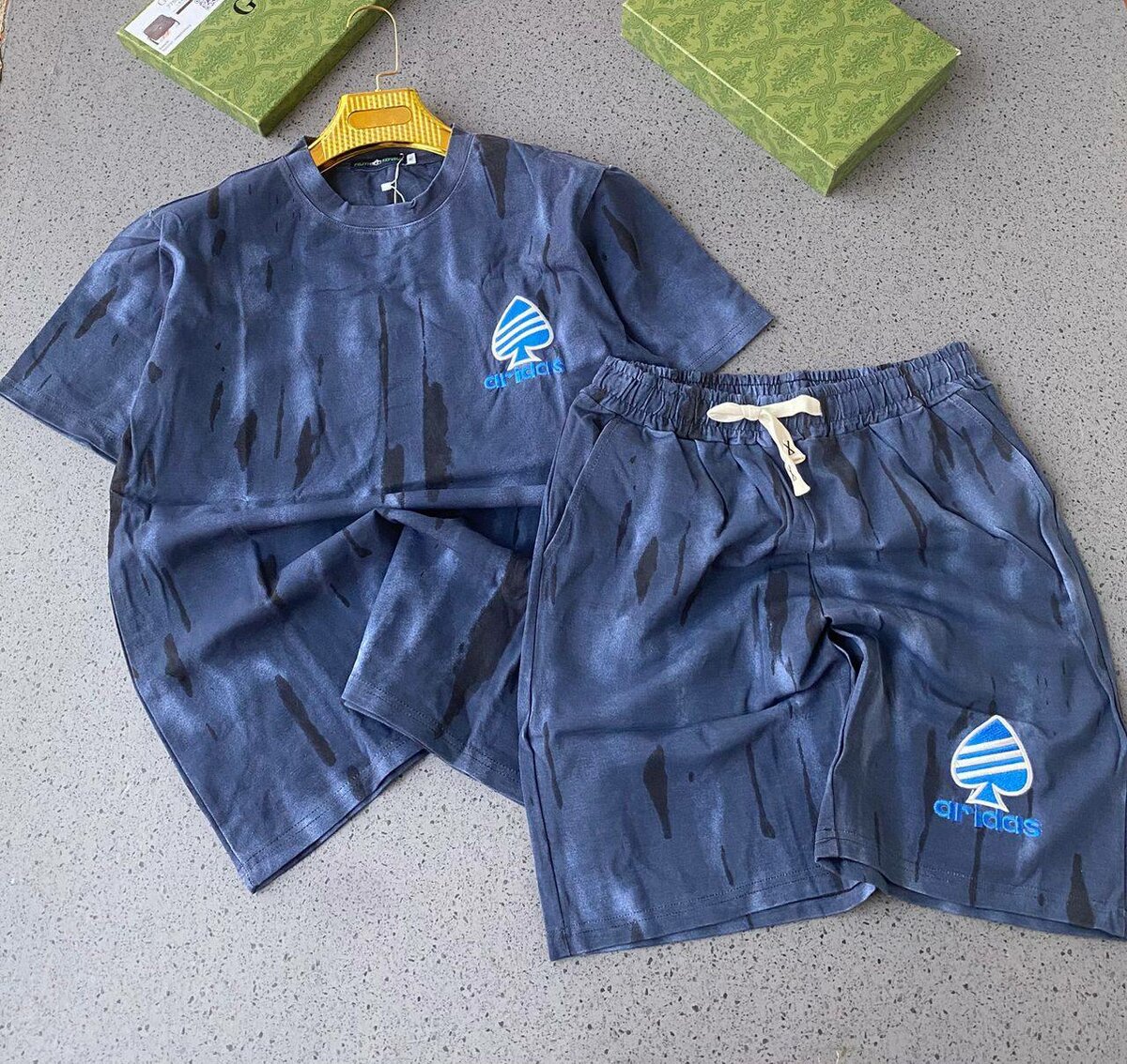 Top and shorts available