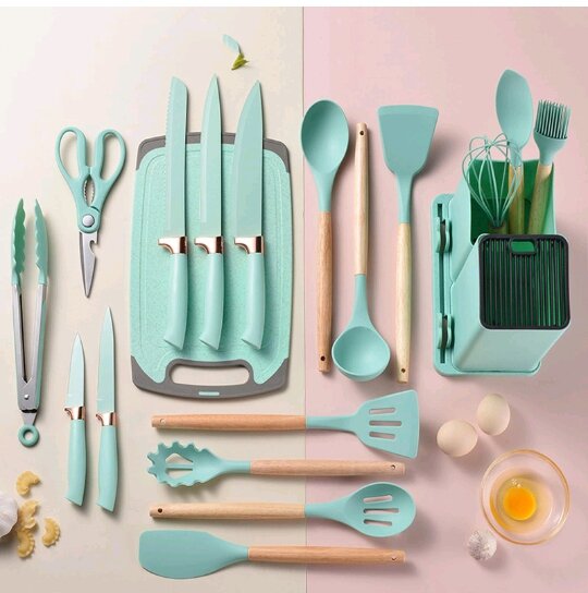 Silicon kitchenware 19pcs