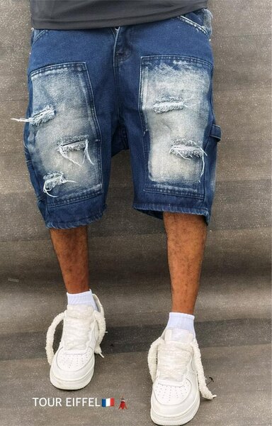 Shorts en jean décontracté