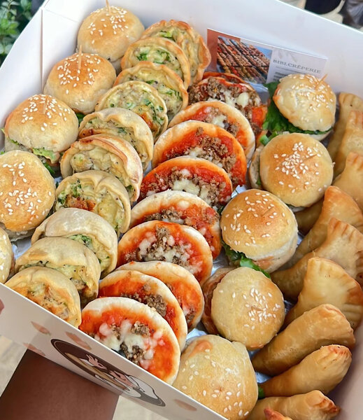 Assortiment de bouchées salées