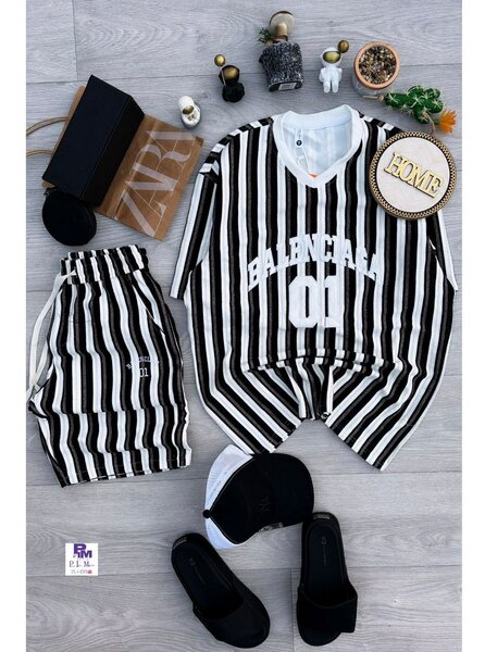 Ensemble Rayé Décontracté