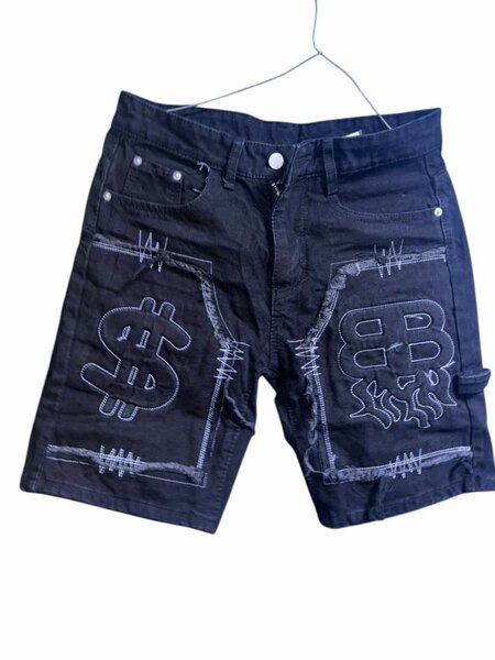 Shorts noirs mode streetwear