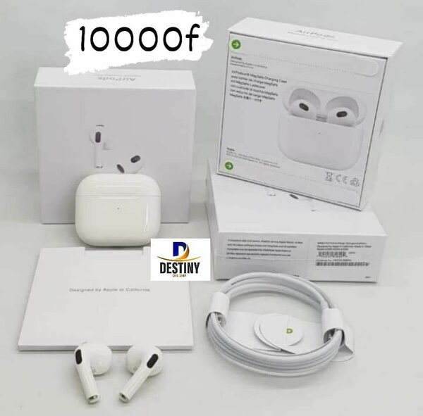 Airpods 3 nouvelle génération certifié CE pure bass