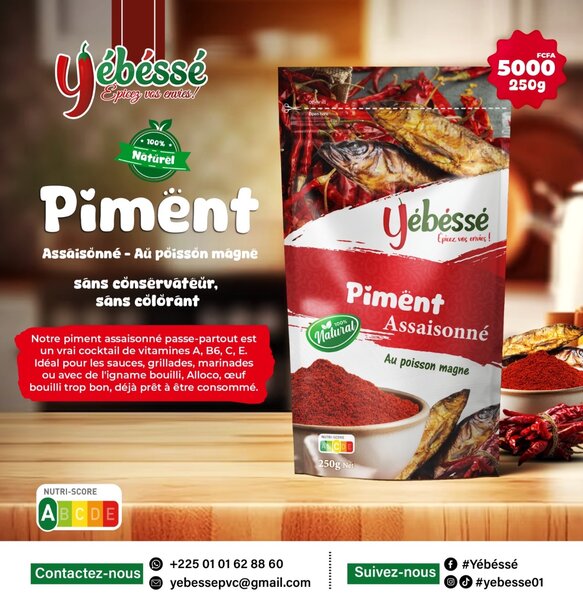 Yébéssé Piment assaisonné