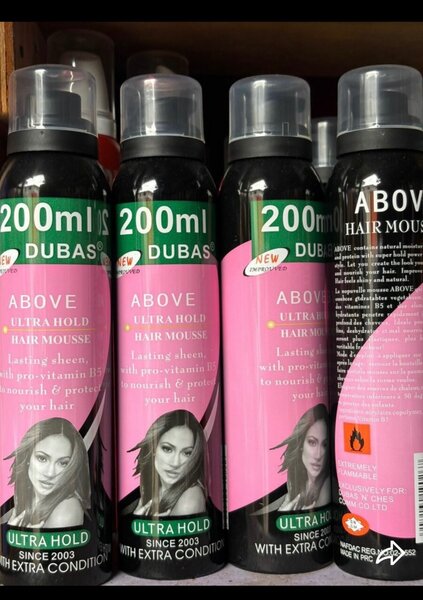 Mousse coiffante ultra tenue