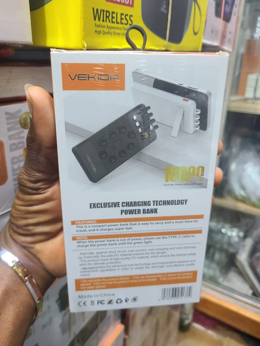 Vekida Power Bank 10000mAh