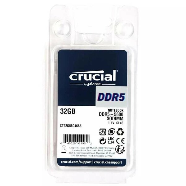Crucial DDR5 32GB SODIMM RAM